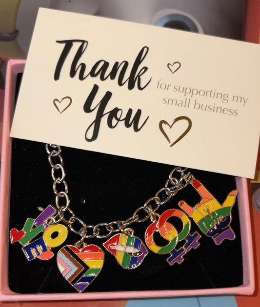 Pride , Breast Cancer & Autism bracelets