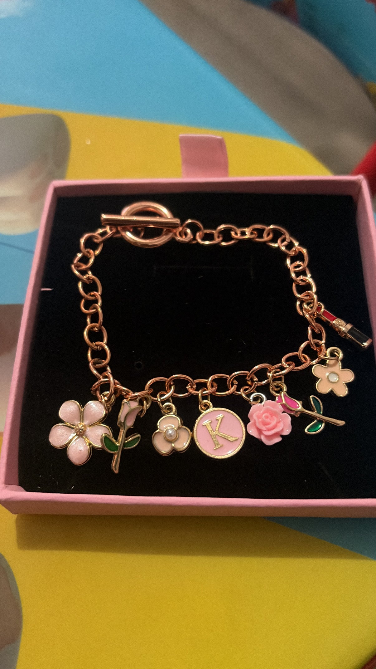 Customized initials bracelet
