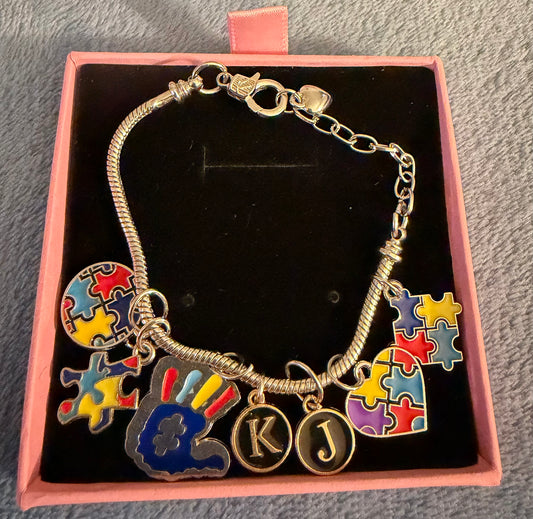 Customized initials bracelet