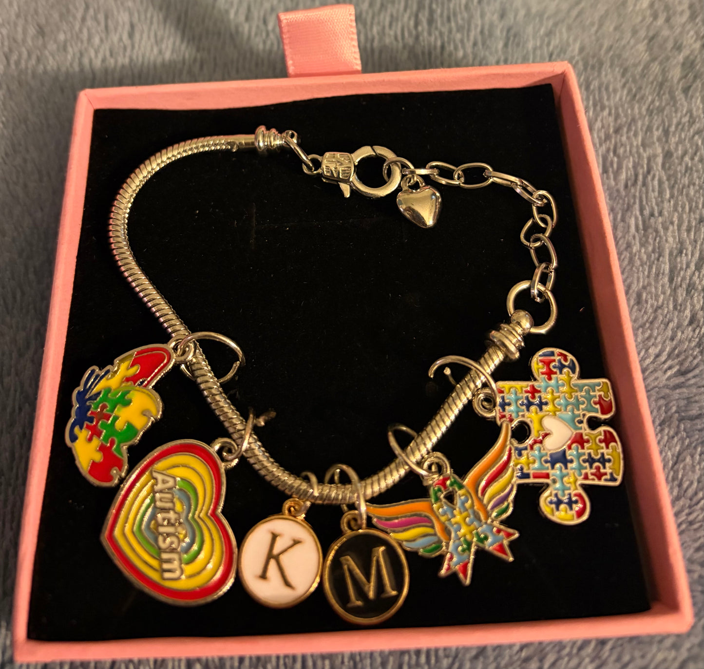 Customized initials bracelet