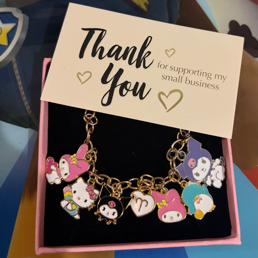 Customized character bracelets